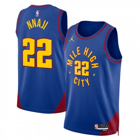 Denver Nuggets Zeke Nnaji 22 Jordan 2022-23 Statement Edition Sininen Pelipaidat Swingman - Miesten